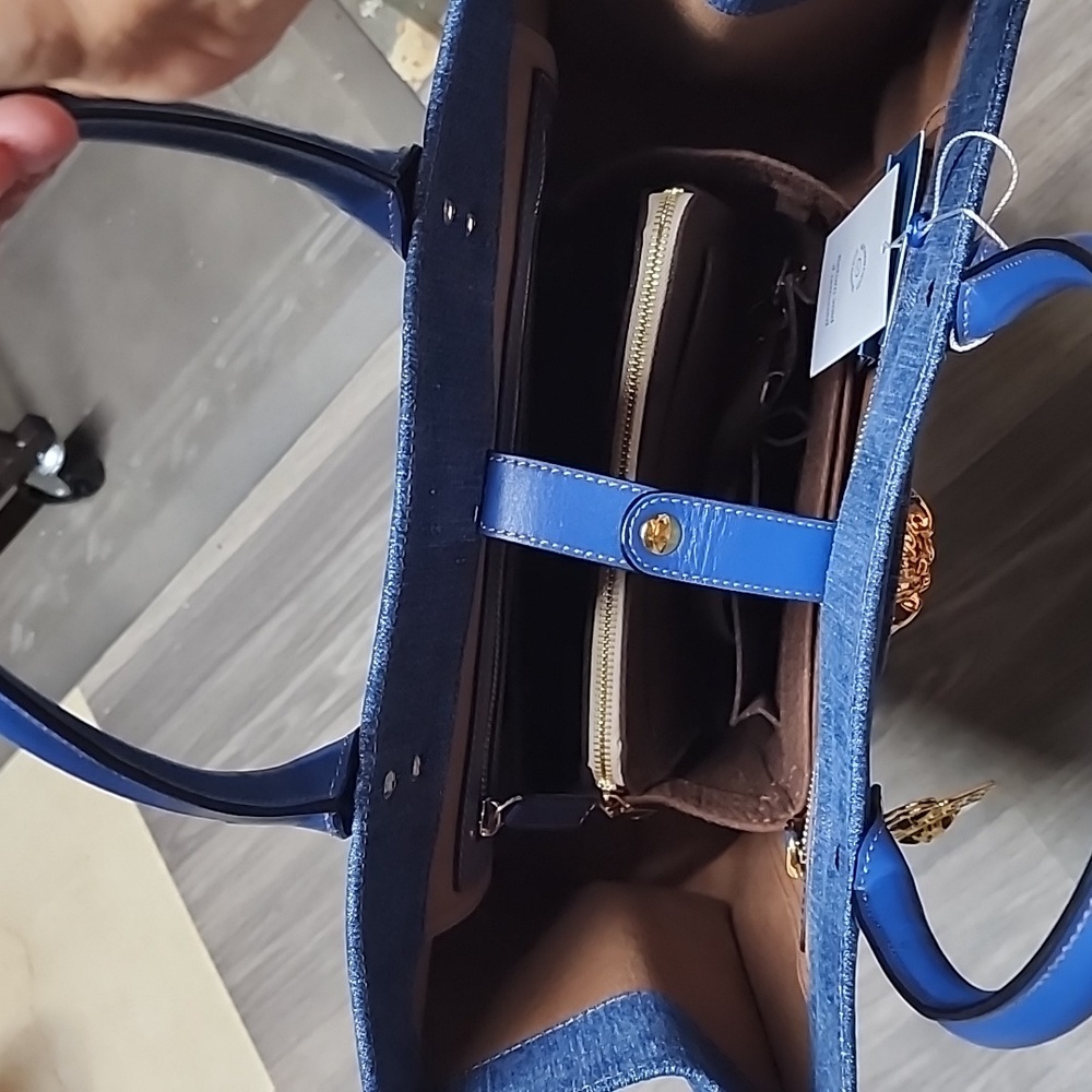 Versace brand Denim Tote bag - Picture 12 of 15